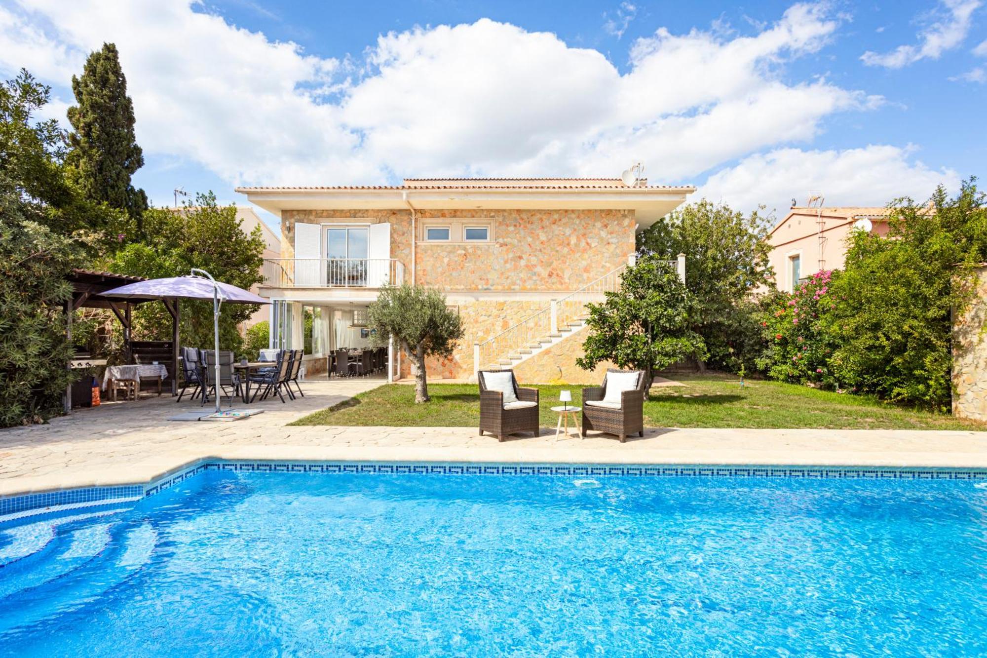 Ines Pool, Bbq, Homeoffice Ferienhaus Llucmajor (Mallorca)